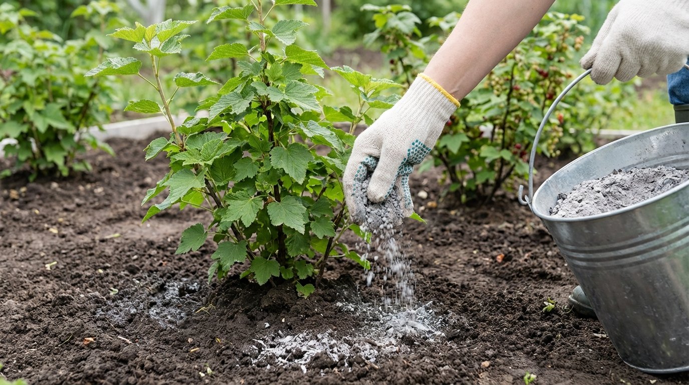 Деревна зола під смородину: коли та як безпечно вносити