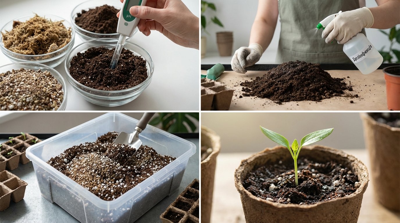 Торф для насіння і розсади вибір та приготування суміші