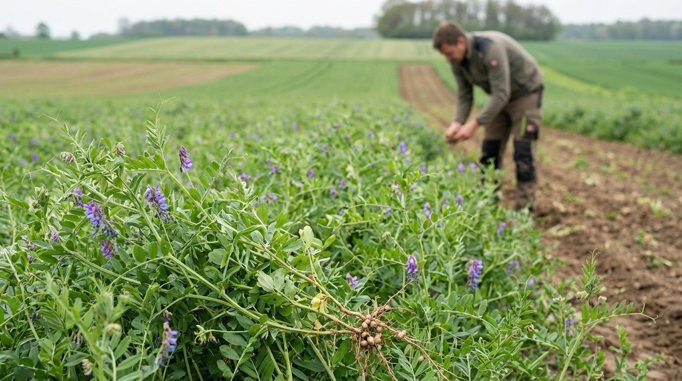 Вика мохната як сидерат для азоту та ґрунту