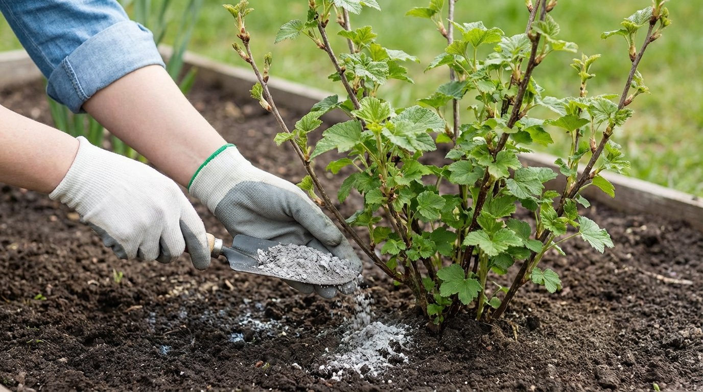 Деревна зола під смородину навесні Поради та план