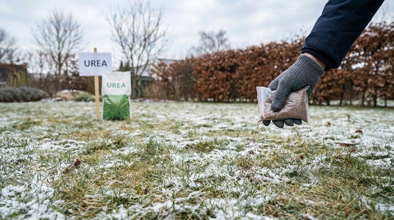 Чому не варто вносити азот на газон у грудні