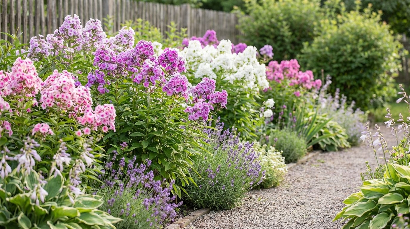 Флокс посадка, догляд, цвітіння як створити ароматний бордюр