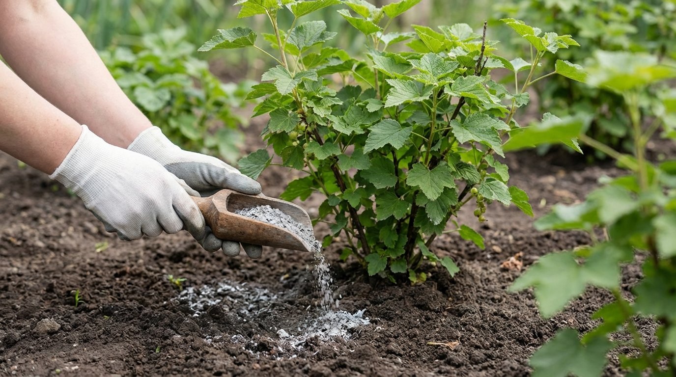 Деревна зола для смородини як застосовувати без шкоди