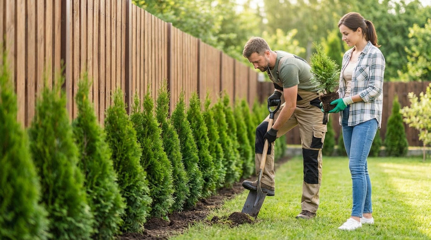 Живопліт уздовж паркану Посадка та догляд за еко-огорожею