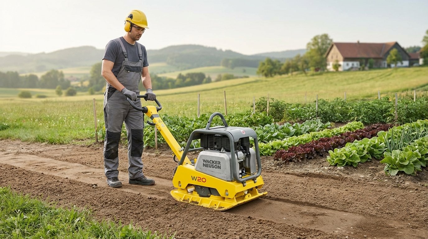 Як вибрати віброплиту Wacker Neuson для господарства
