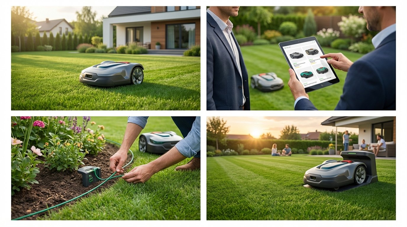 Вибір та встановлення робота-газонокосарки в Україні 2025