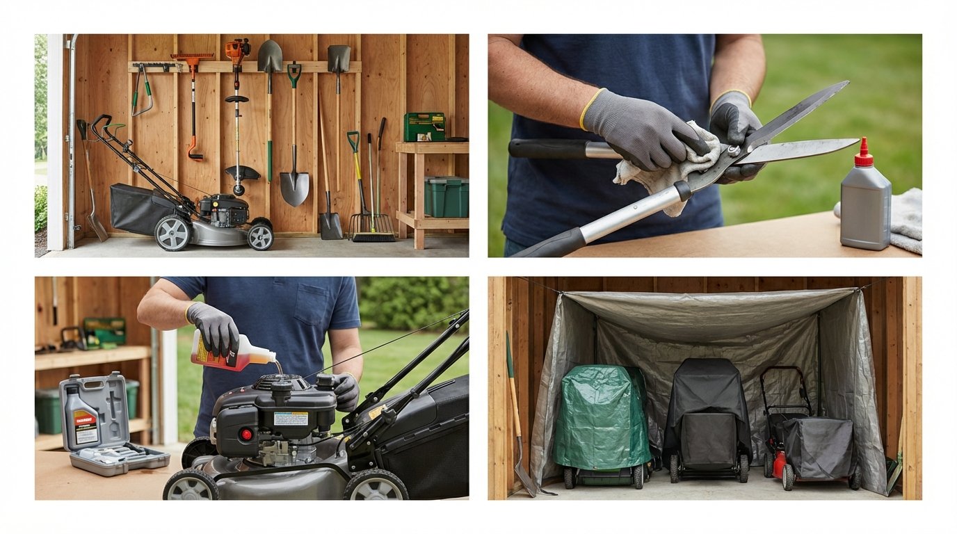 Консервація садової техніки Правильний догляд до зими