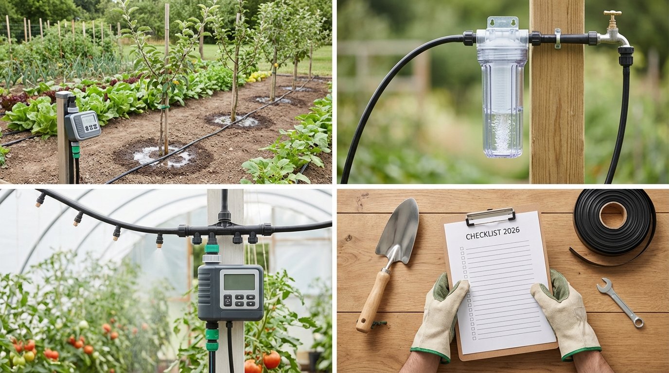 Крапельний полив і автополив 2026 підготовка саду й городу
