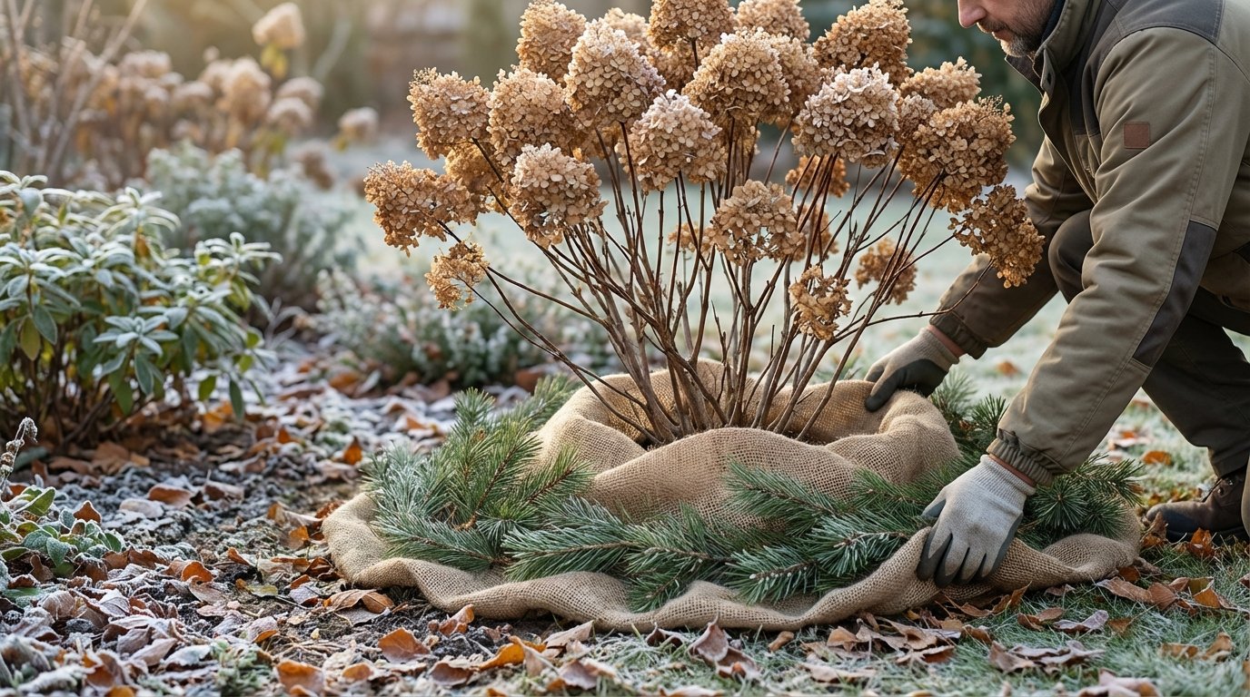 Морозостійкі гортензії просте укриття і догляд взимку