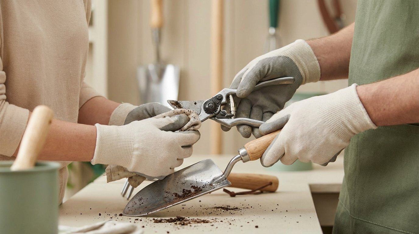 Зимовий сервіс для садового інвентарю: догляд та заточка